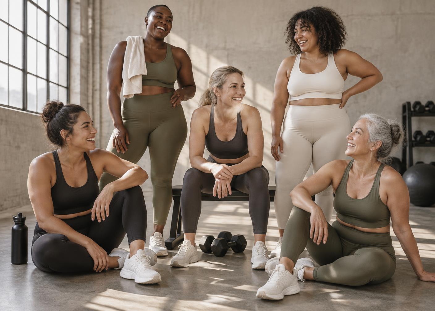 The CURVA community after a workout
