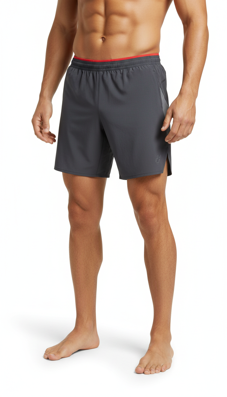 Technical Running Shorts with Bonded Hem